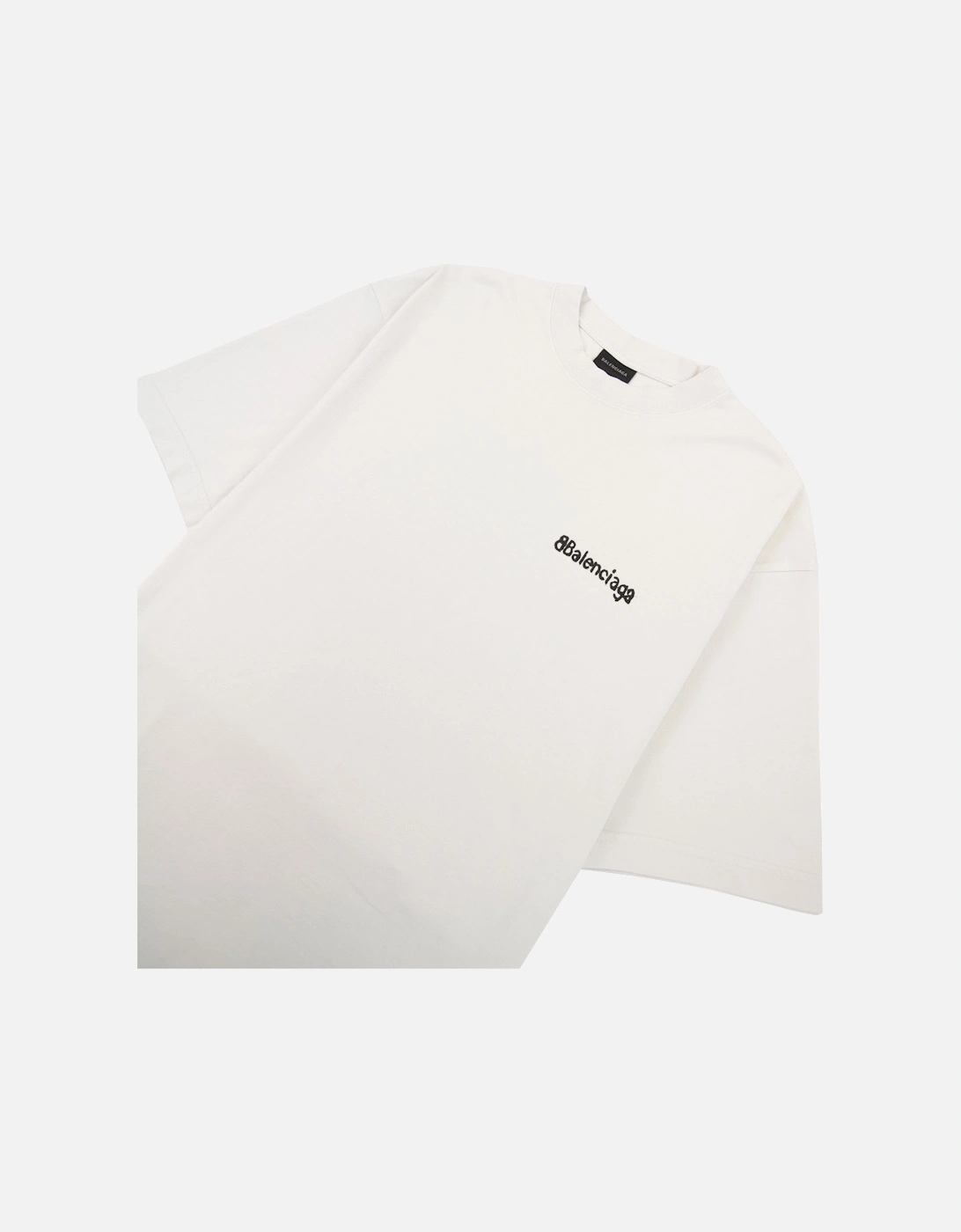 Painted Logo T Shirt White 9081