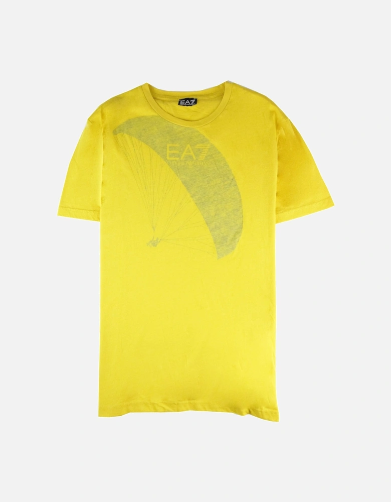 Parashoot Print T Shirt Brass