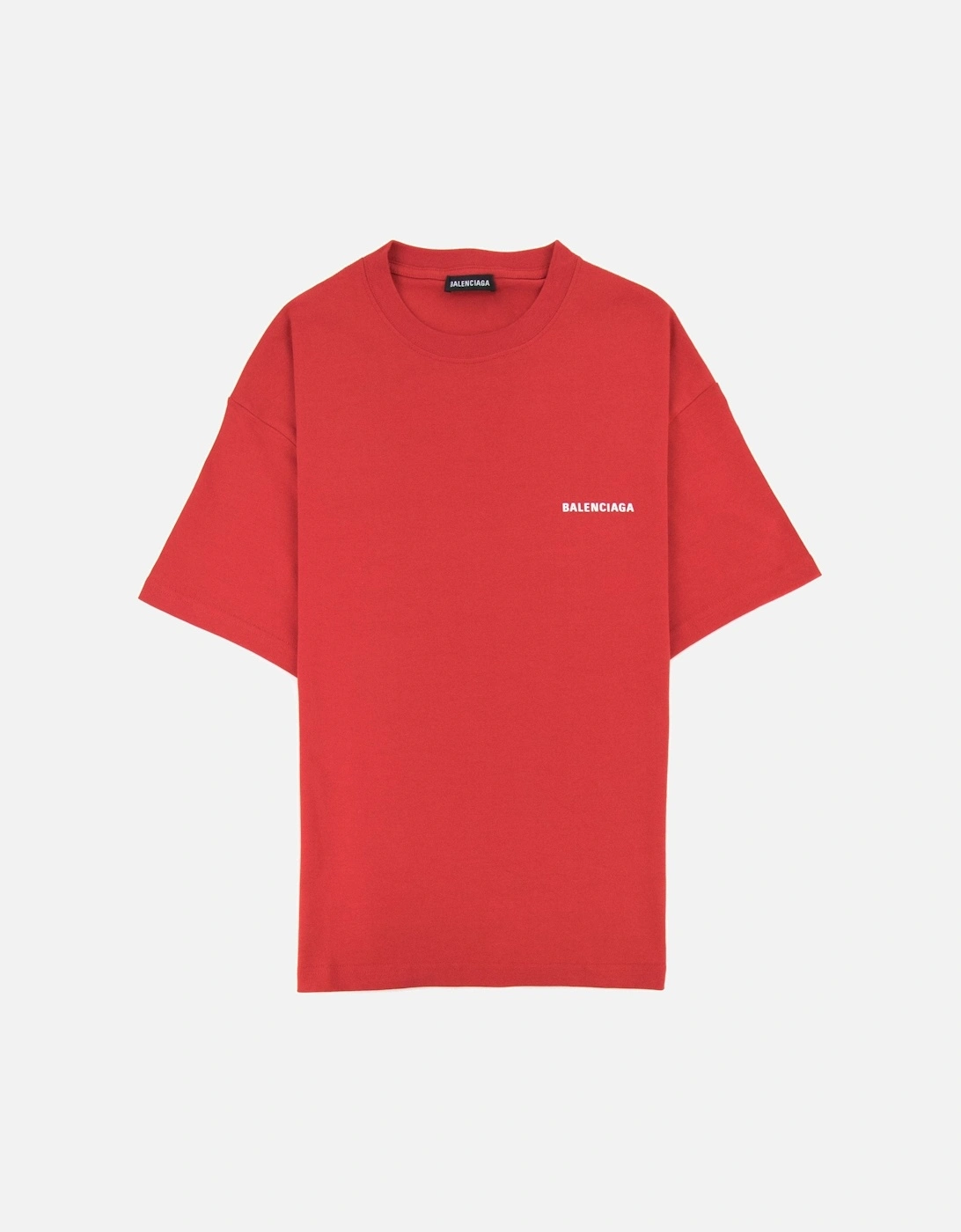 Logo Crewneck T Shirt Red, 6 of 5