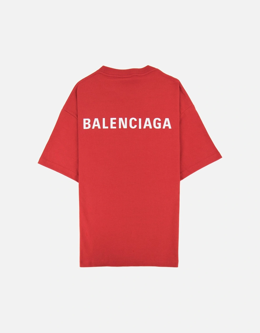 Logo Crewneck T Shirt Red