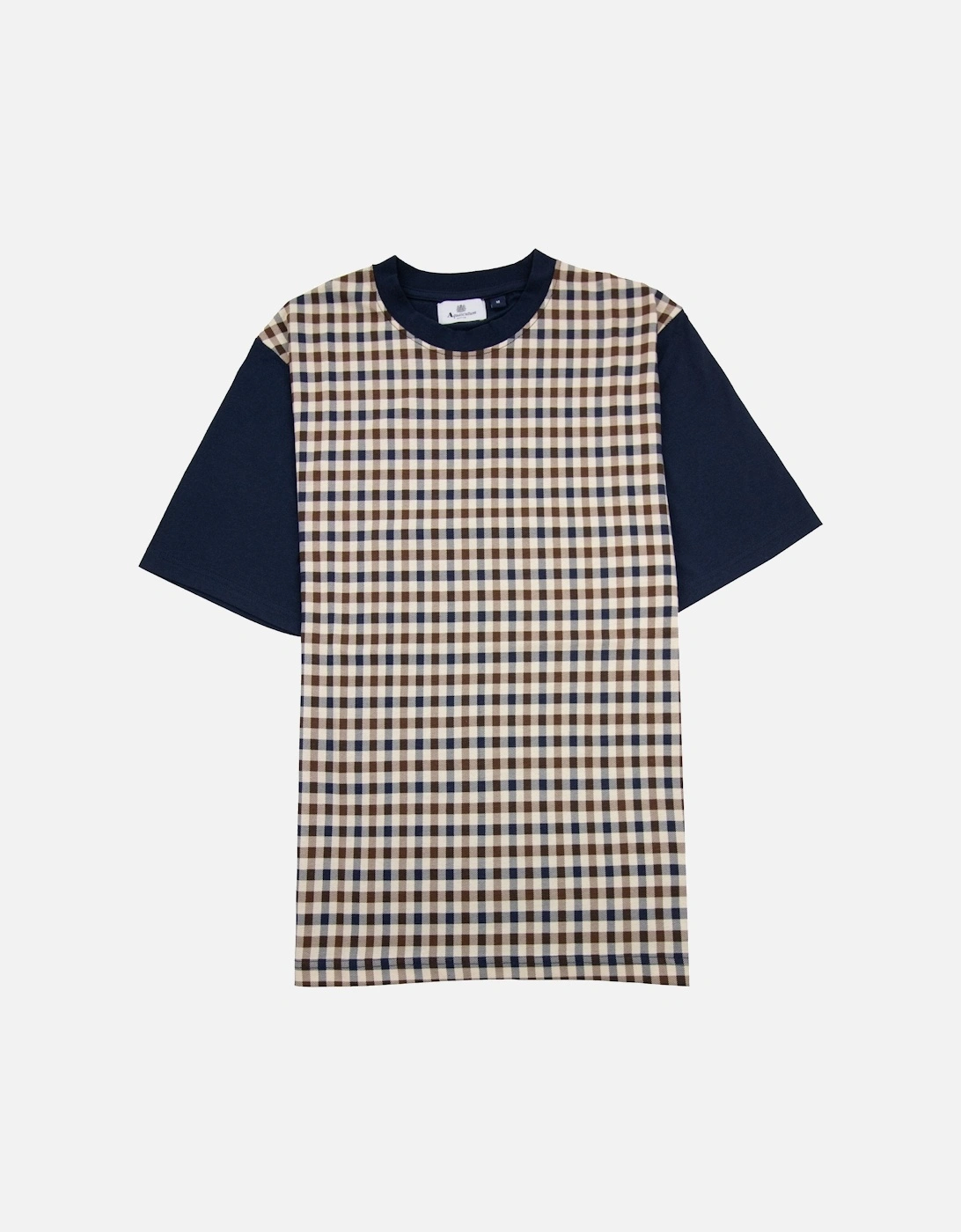 Active Side Club Check T Shirt Navy, 5 of 4