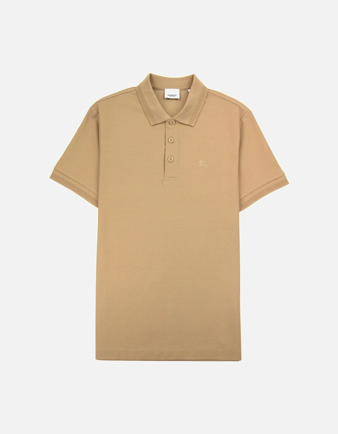 Manzoni Classic Logo Short Sleeve Polo Soft Fawn, 6 of 5