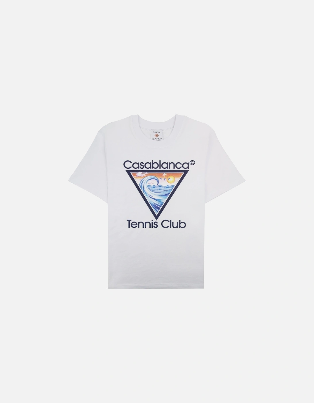 Tennis Club Icon Printed T-shirt White, 5 of 4