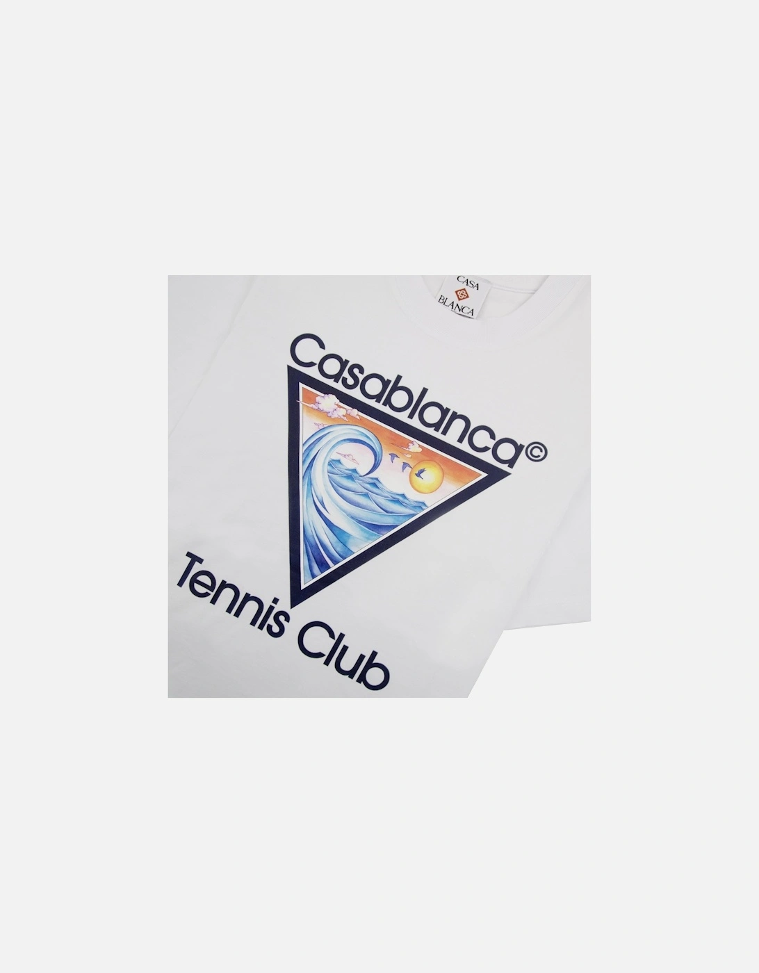 Tennis Club Icon Printed T-shirt White