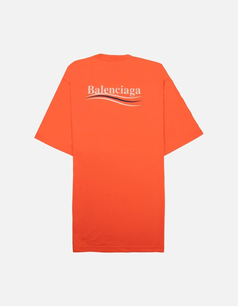 Political Campaign Reg Fit T-shirt Orange