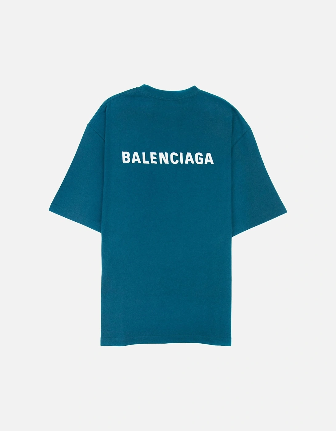 Logo Crewneck T Shirt Blue 9567