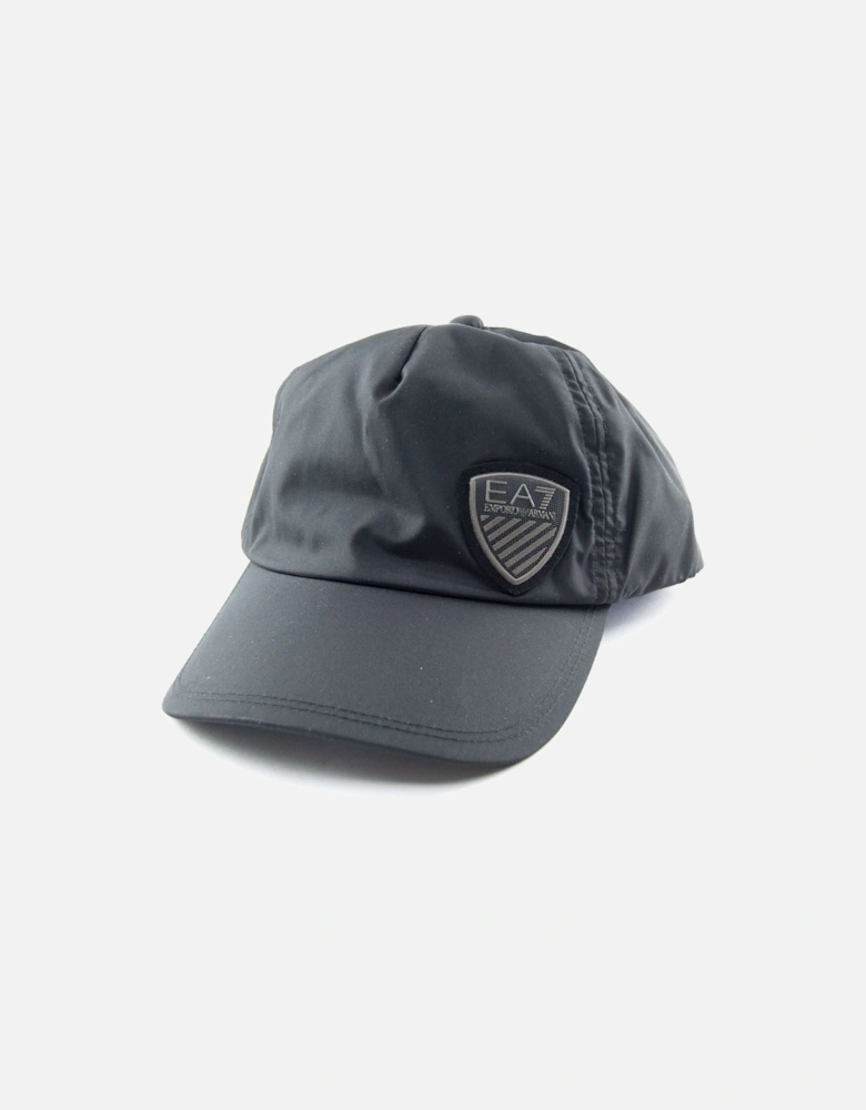 Train Soccer Baseball Cap Black