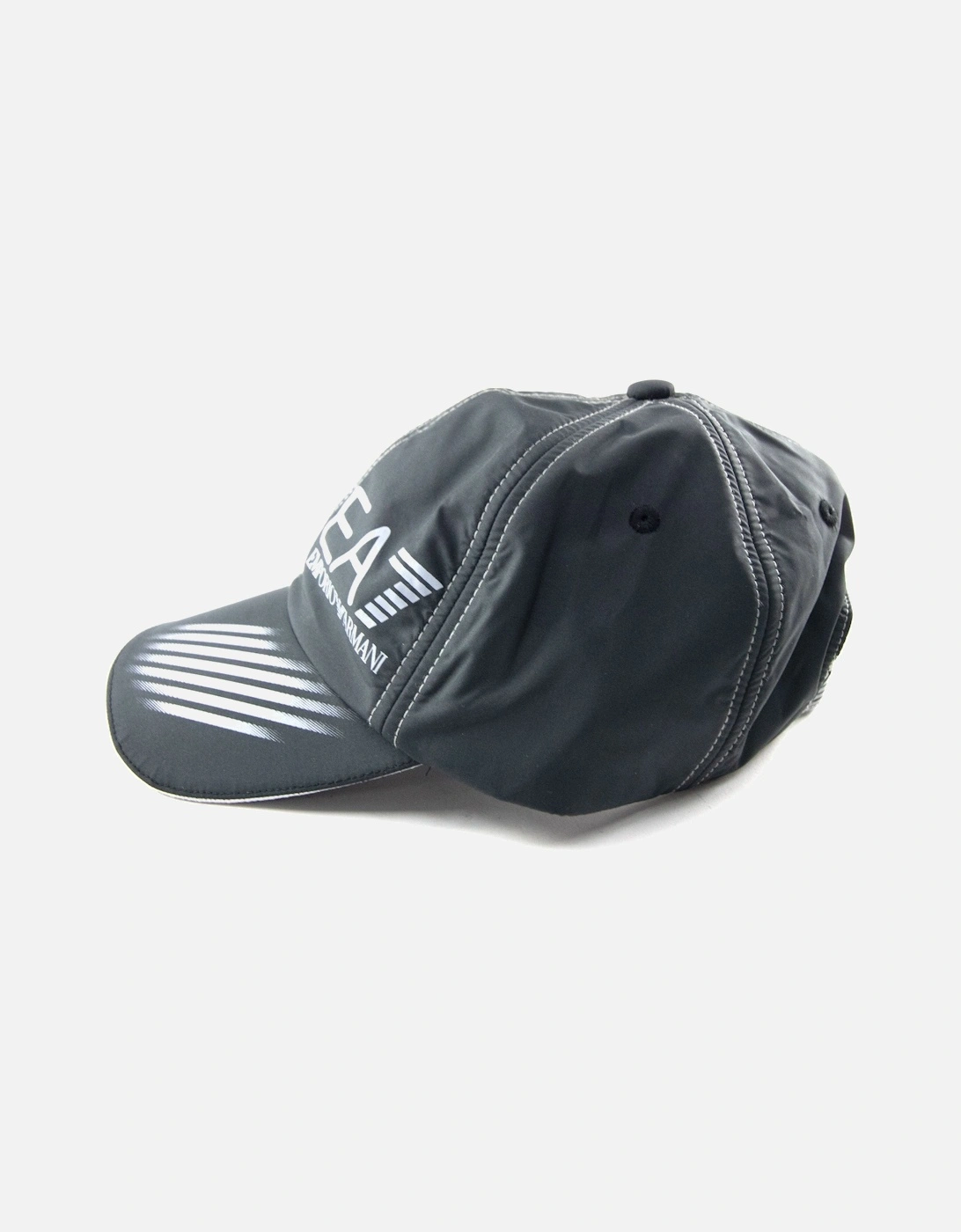 7 Lines Logo Baseball Cap Black