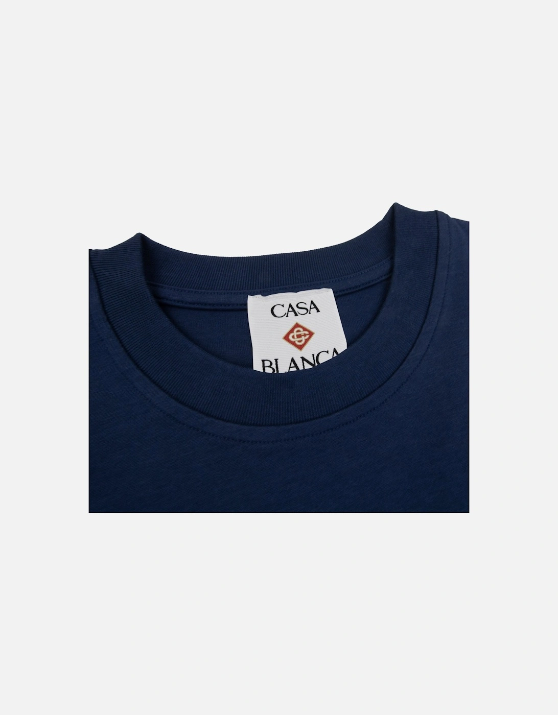 Tennis Club Icon Printed T-shirt Navy