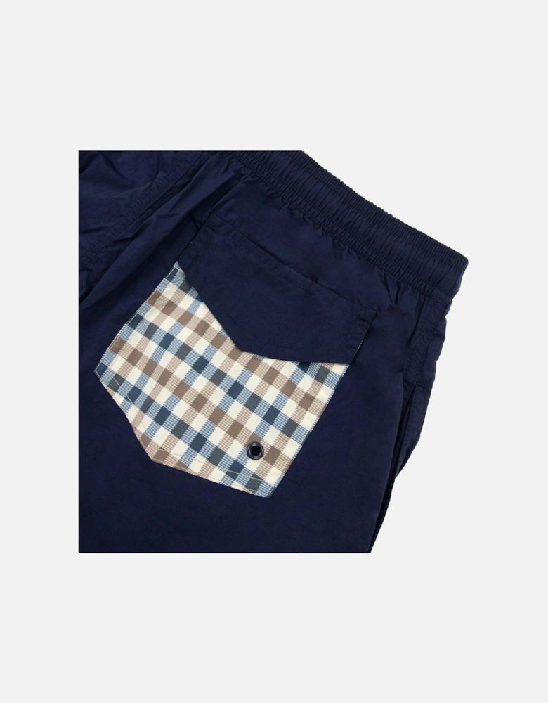 Beach Check Pocket Nylon Shorts Navy 11