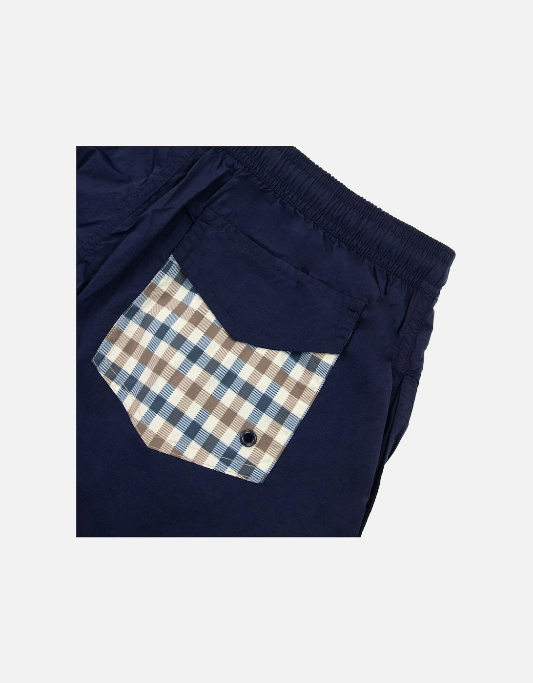 Beach Check Pocket Nylon Shorts Navy 11