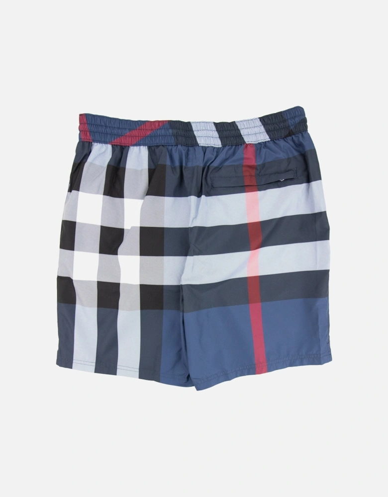 Guildes Check Shorts Blue