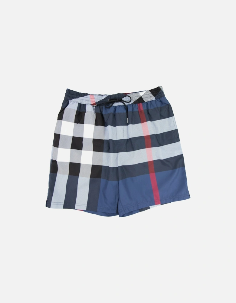 Guildes Check Shorts Blue