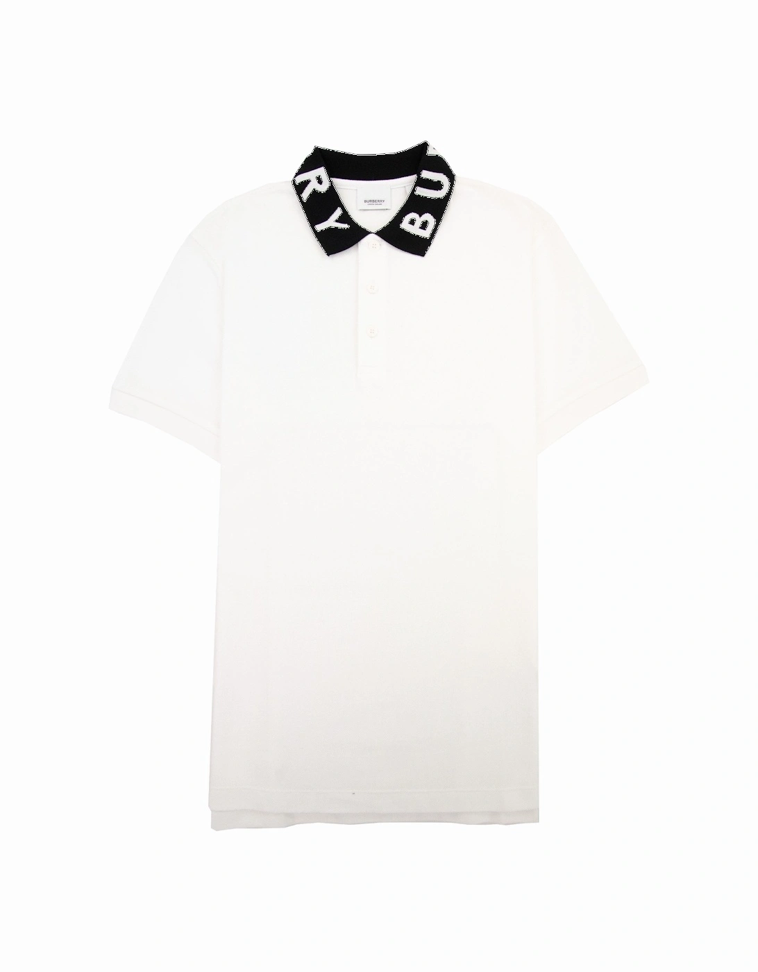 Ryland Block Collar Writing Polo White, 5 of 4