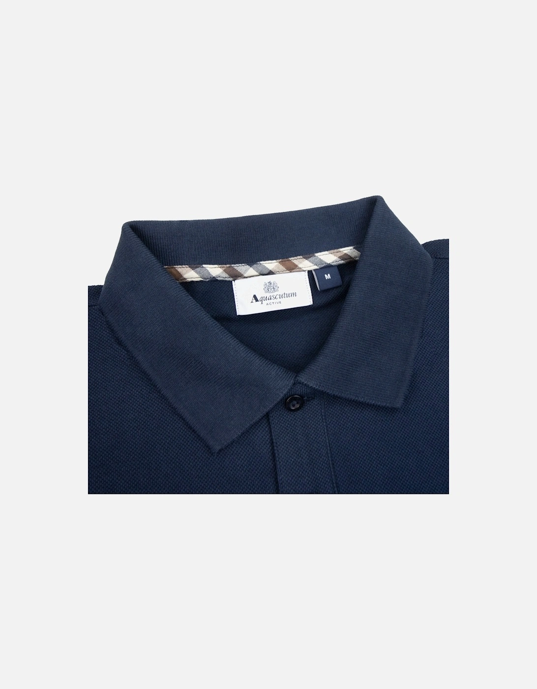 Active Pique Logo Polo Navy