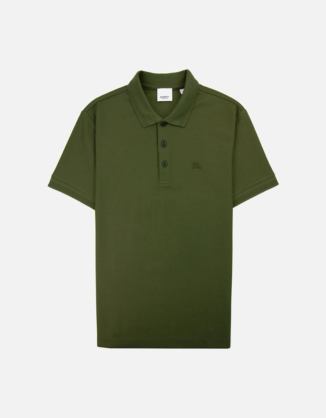 Manzoni Classic Logo Short Sleeve Polo Olive, 6 of 5