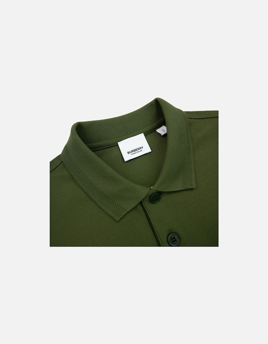 Manzoni Classic Logo Short Sleeve Polo Olive