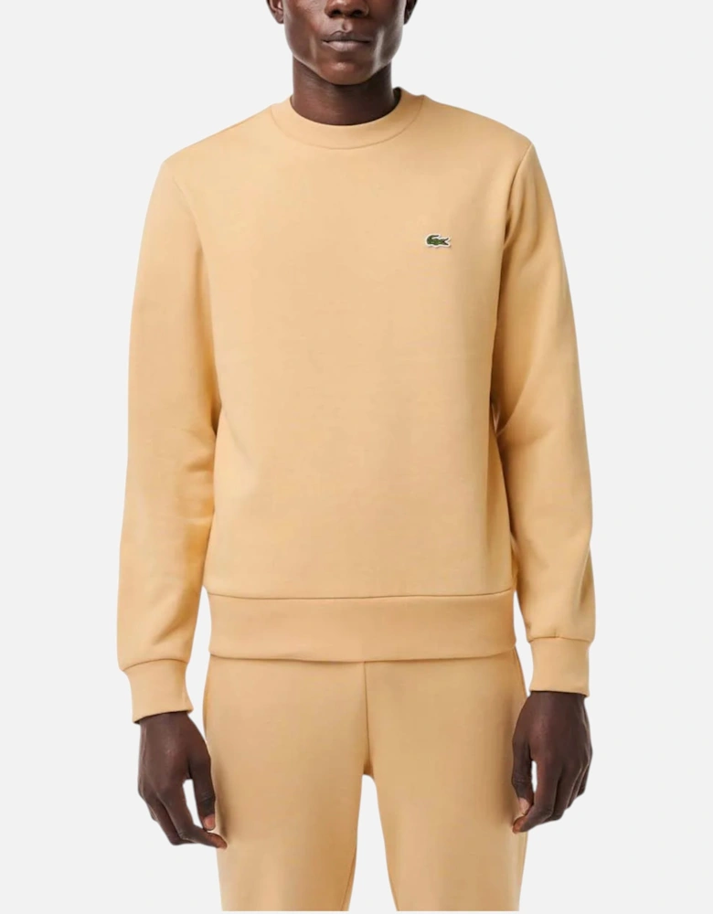 Mens Sweatshirt Crew Neck Fleece Cotton Jumper