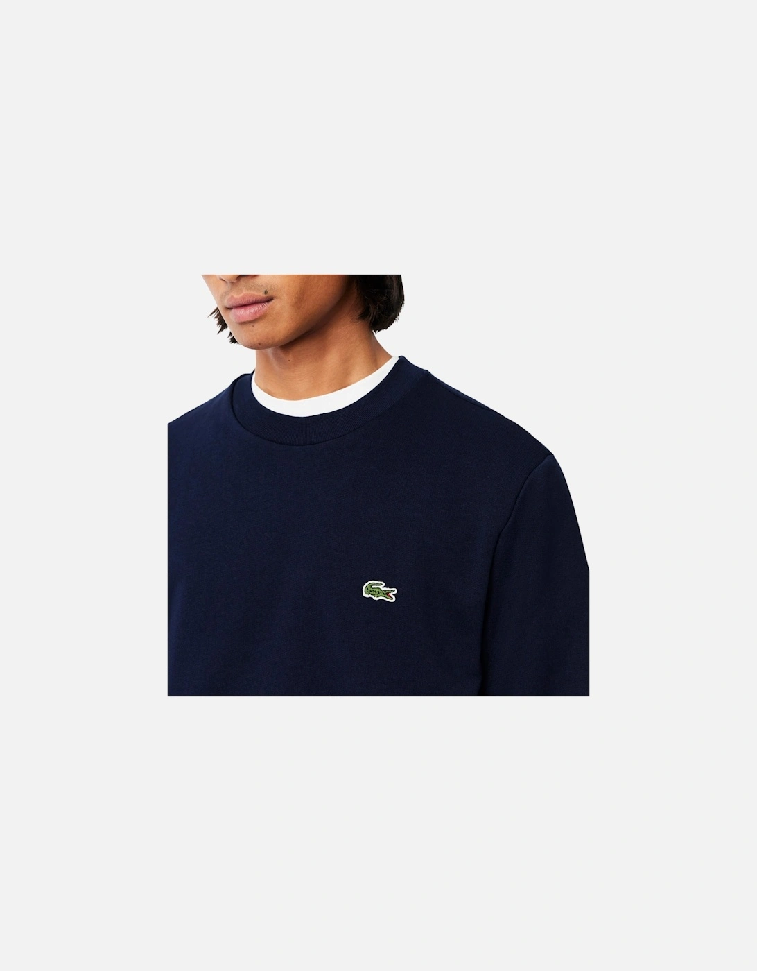Mens Sweatshirt Crew Neck Fleece Cotton Jumper
