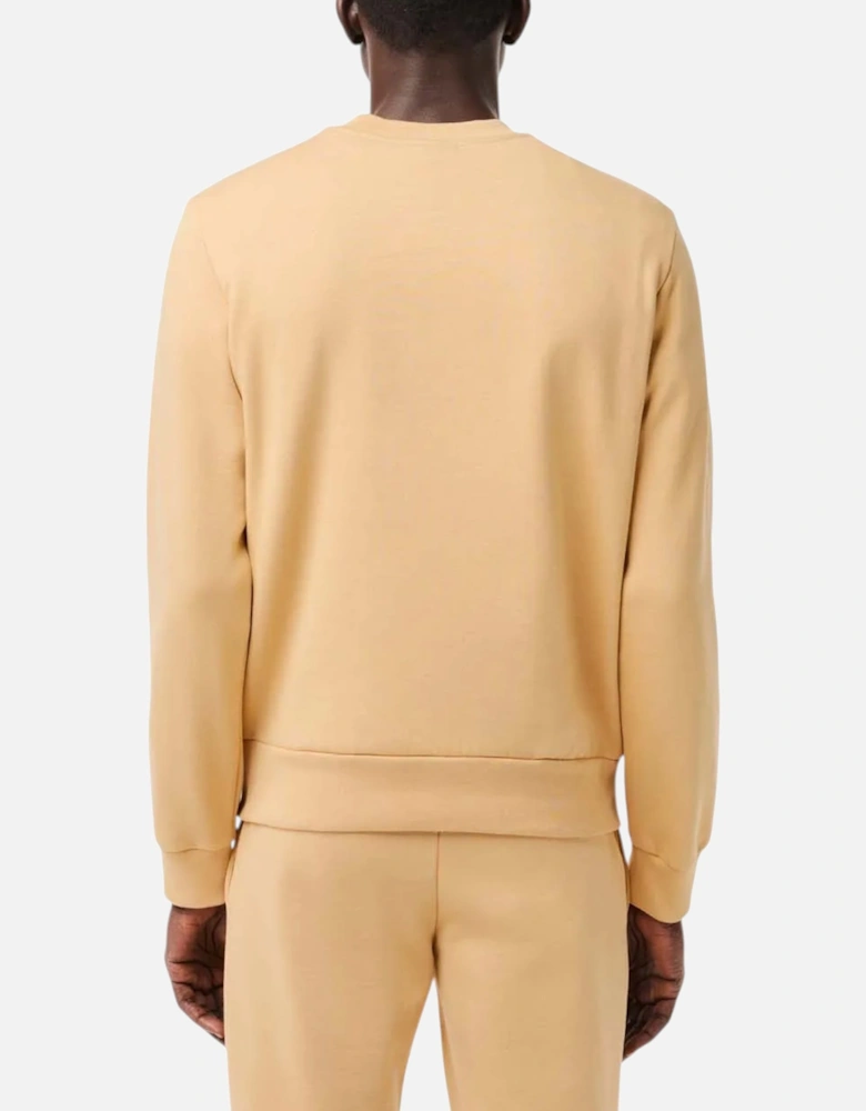 Mens Sweatshirt Crew Neck Fleece Cotton Jumper