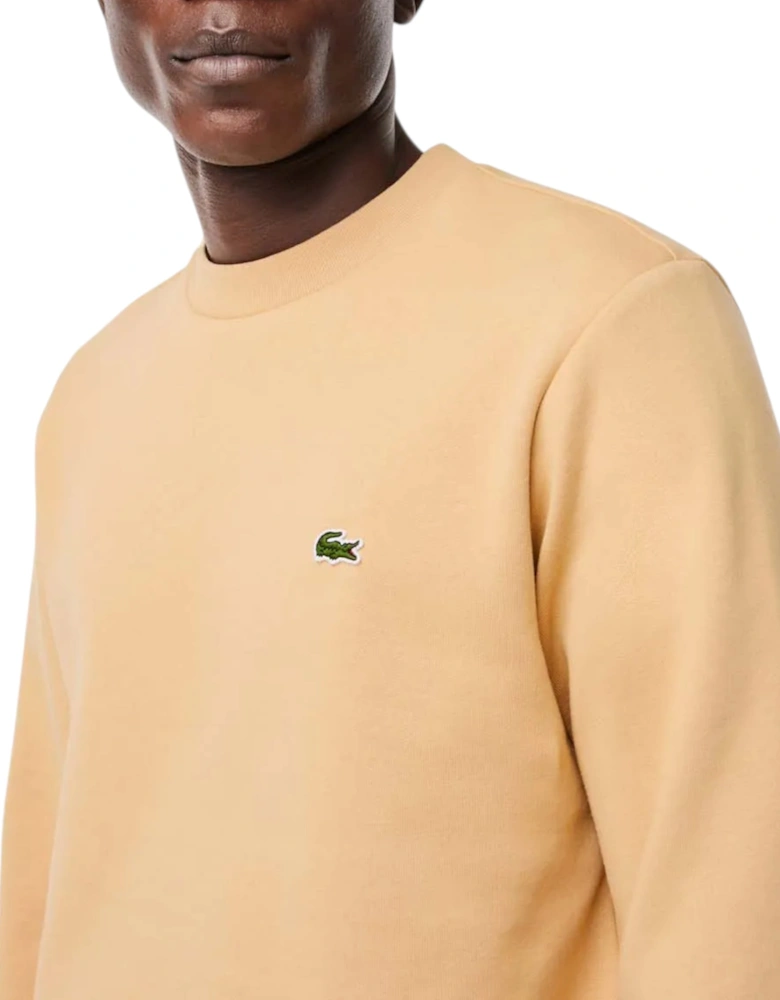 Mens Sweatshirt Crew Neck Fleece Cotton Jumper