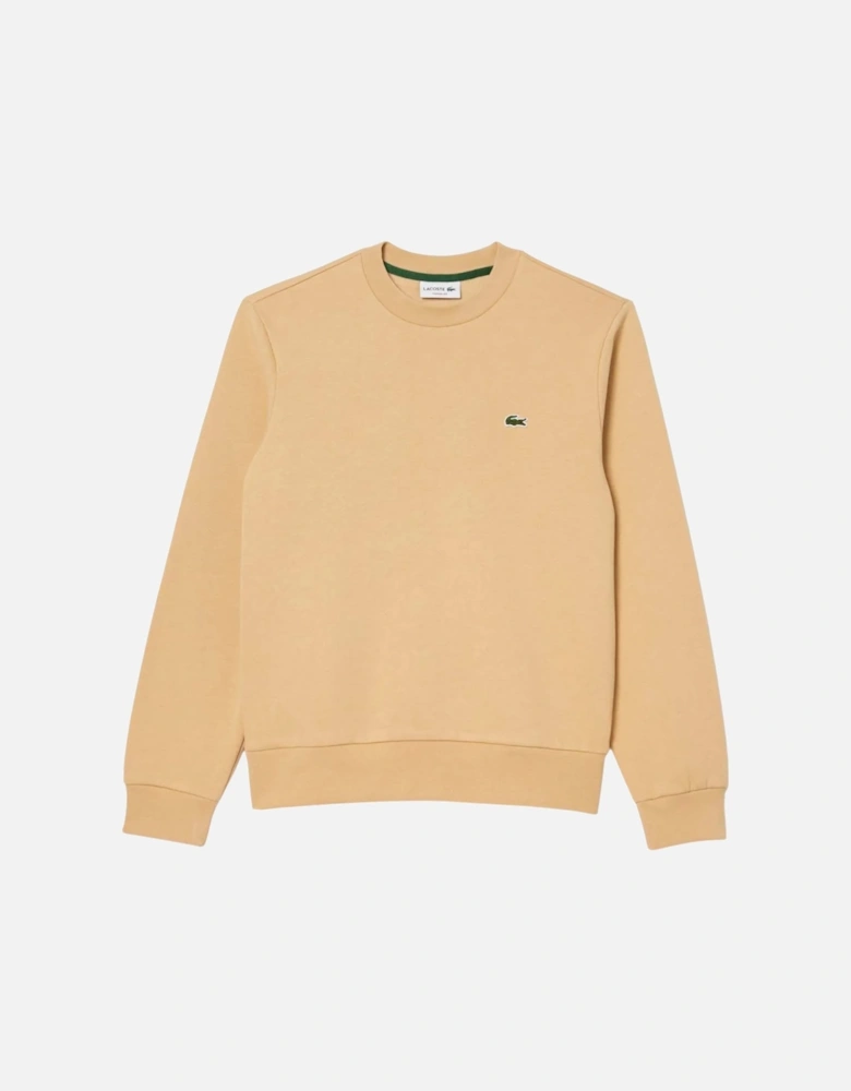 Mens Sweatshirt Crew Neck Fleece Cotton Jumper