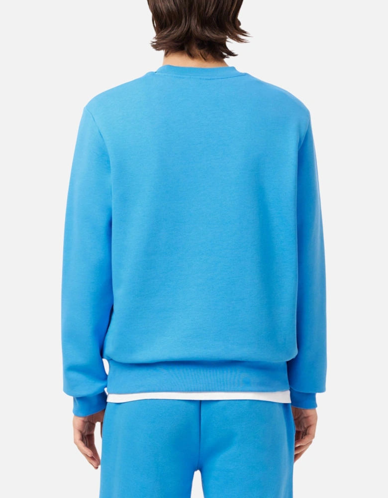 Mens Sweatshirt Crew Neck Fleece Cotton Jumper