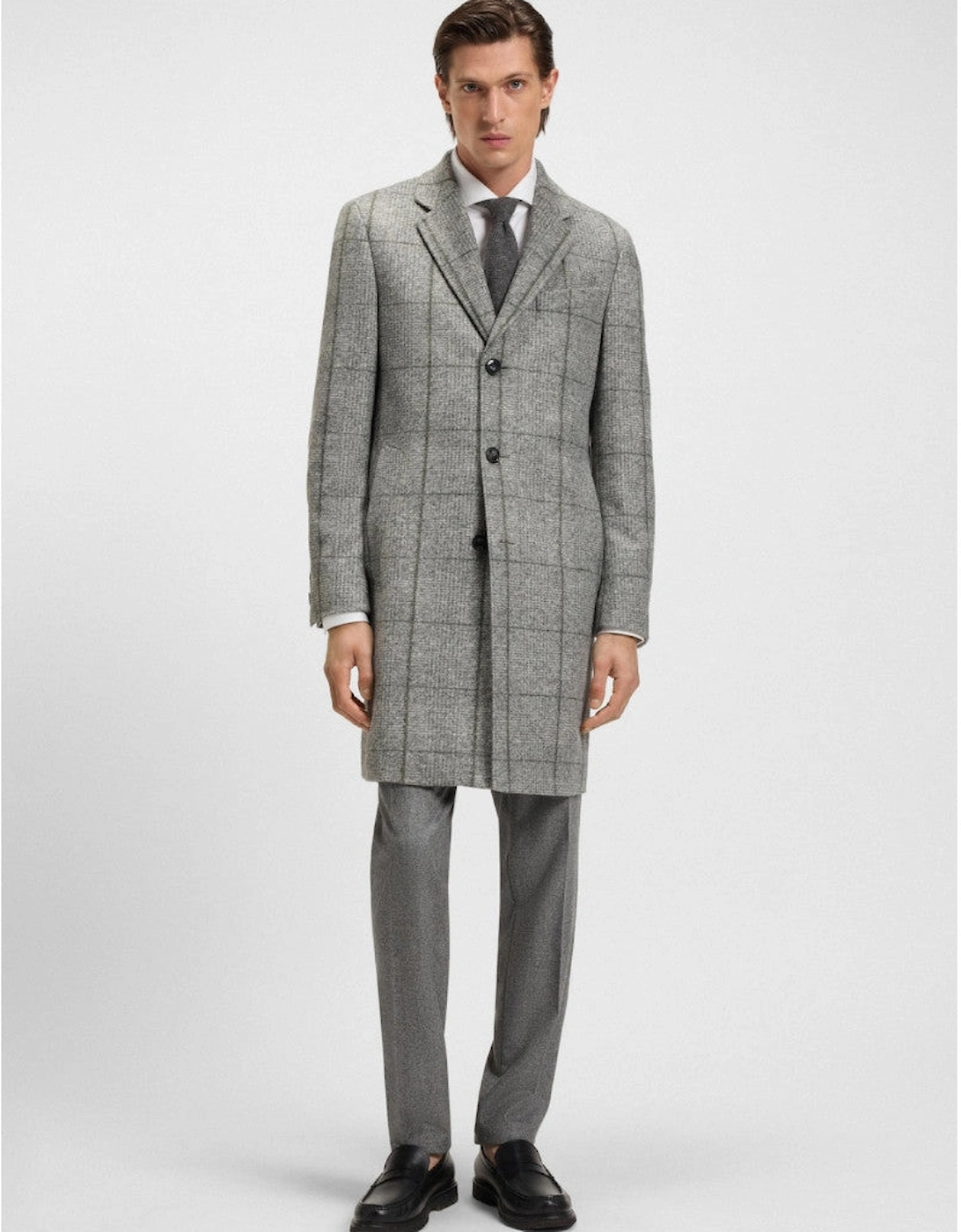 BOSS Black H-Hyde-J-254 Coat 041 Silver