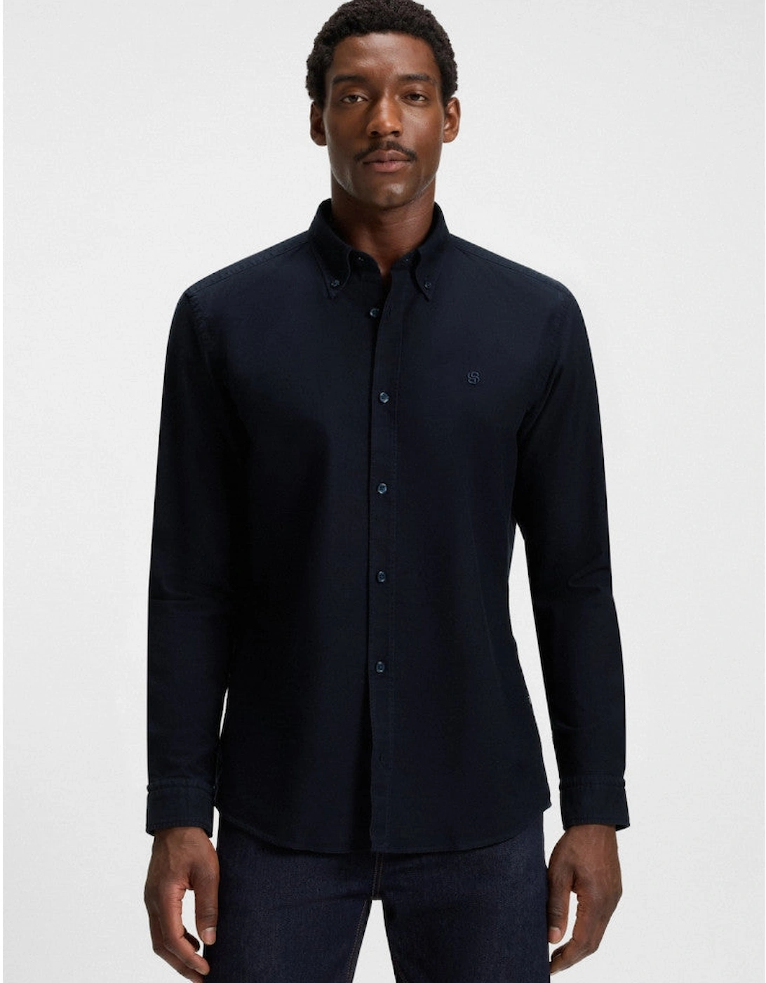 BOSS Black H-ROAN-BD-E-C1-253 Shirt 404 Dk Blue