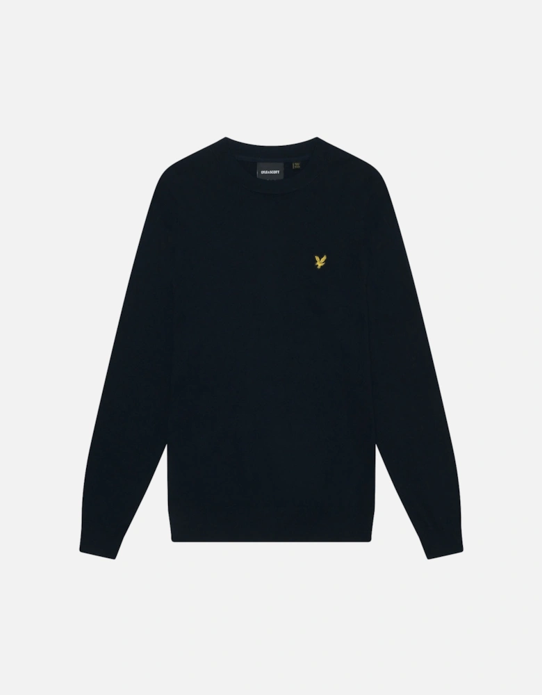 Cotton Merino Crew Neck Jumper