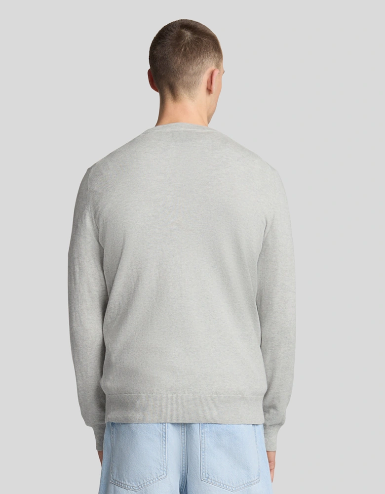 Cotton Merino Crew Neck Jumper