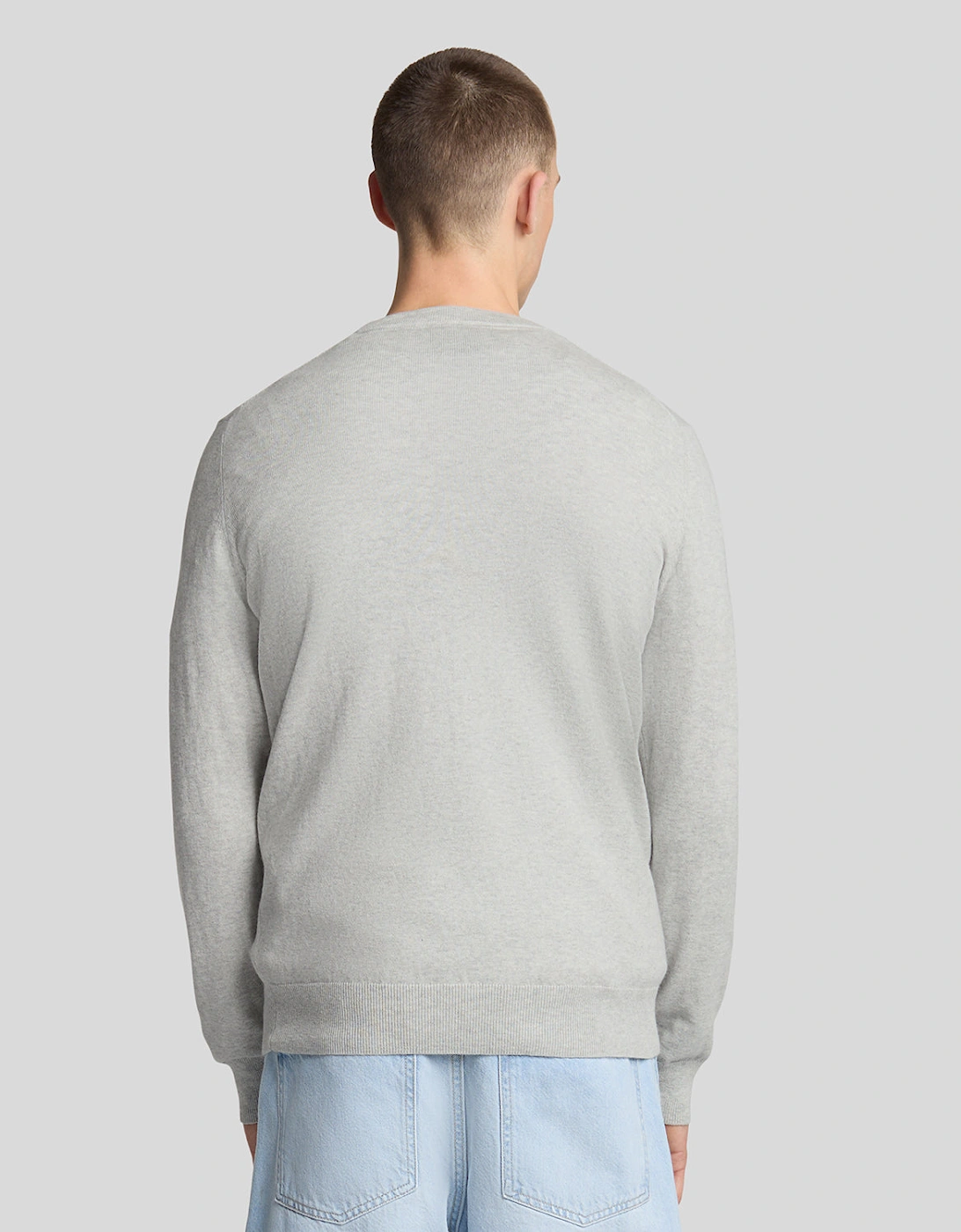 Cotton Merino Crew Neck Jumper
