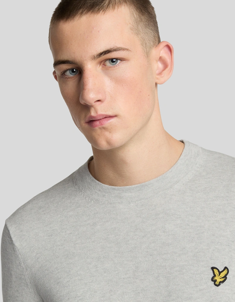 Cotton Merino Crew Neck Jumper