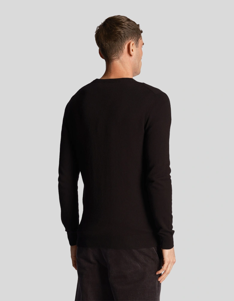 Cotton Merino V Neck Jumper