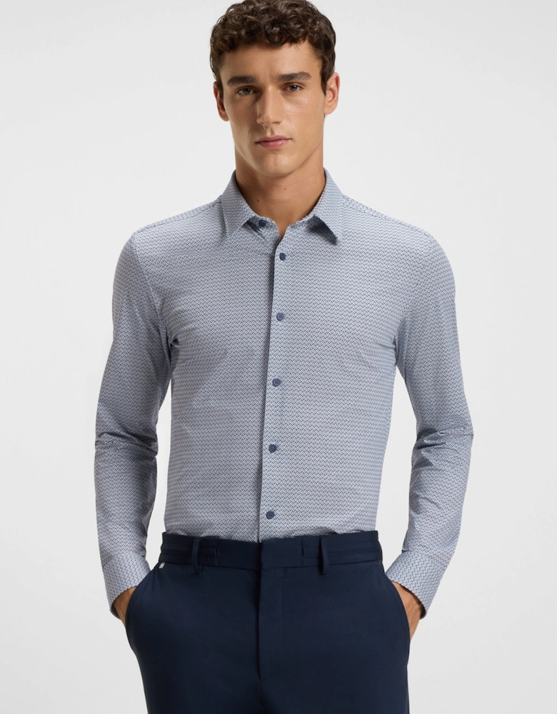 BOSS Black P-ROAN-kent-C1-233 Shirt 404 Dk Blue