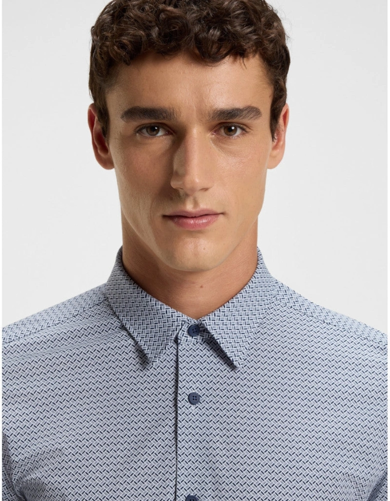 BOSS Black P-ROAN-kent-C1-233 Shirt 404 Dk Blue