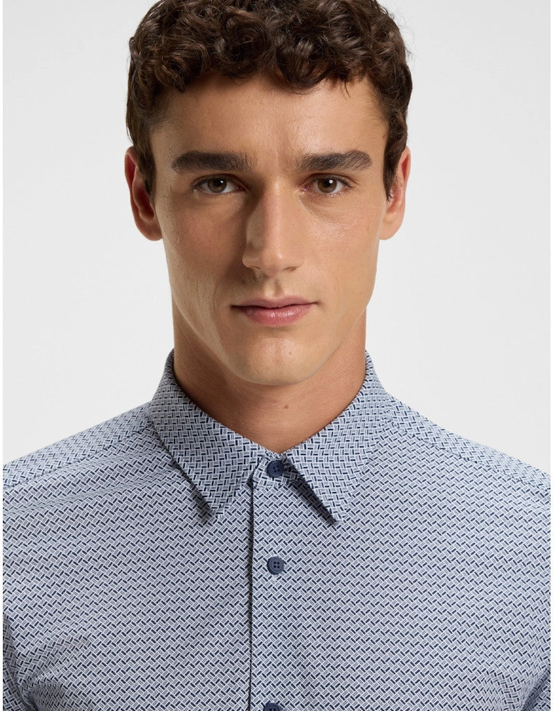 BOSS Black P-ROAN-kent-C1-233 Shirt 404 Dk Blue