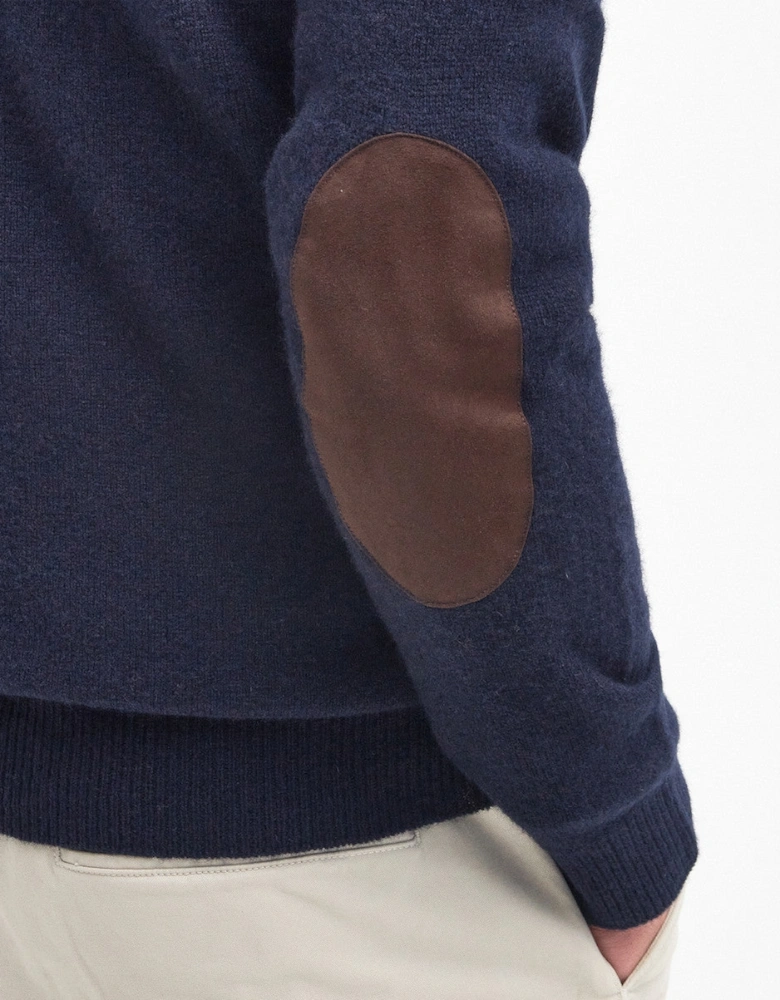 Ess Patch Half Zip Sweater NY91 Navy