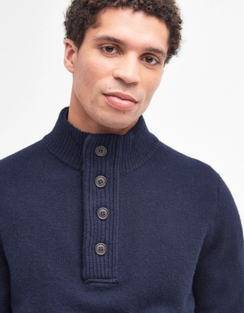 Ess Patch Half Zip Sweater NY91 Navy