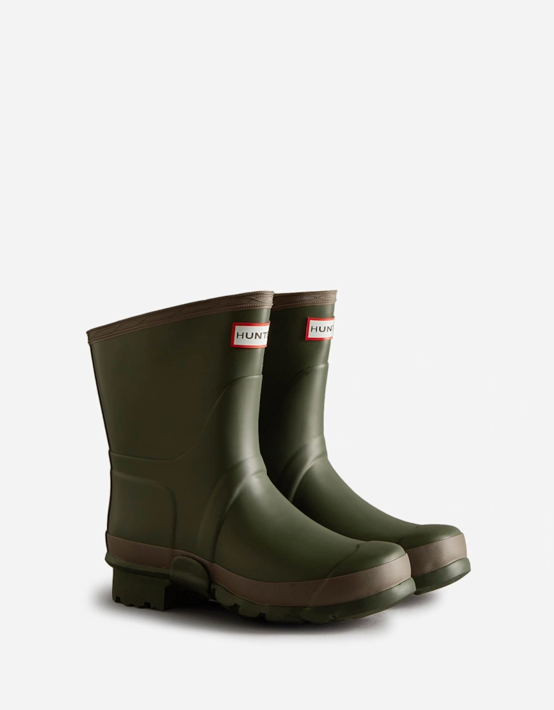 Womens Short Gardener Boot - Dark Olive/Clay