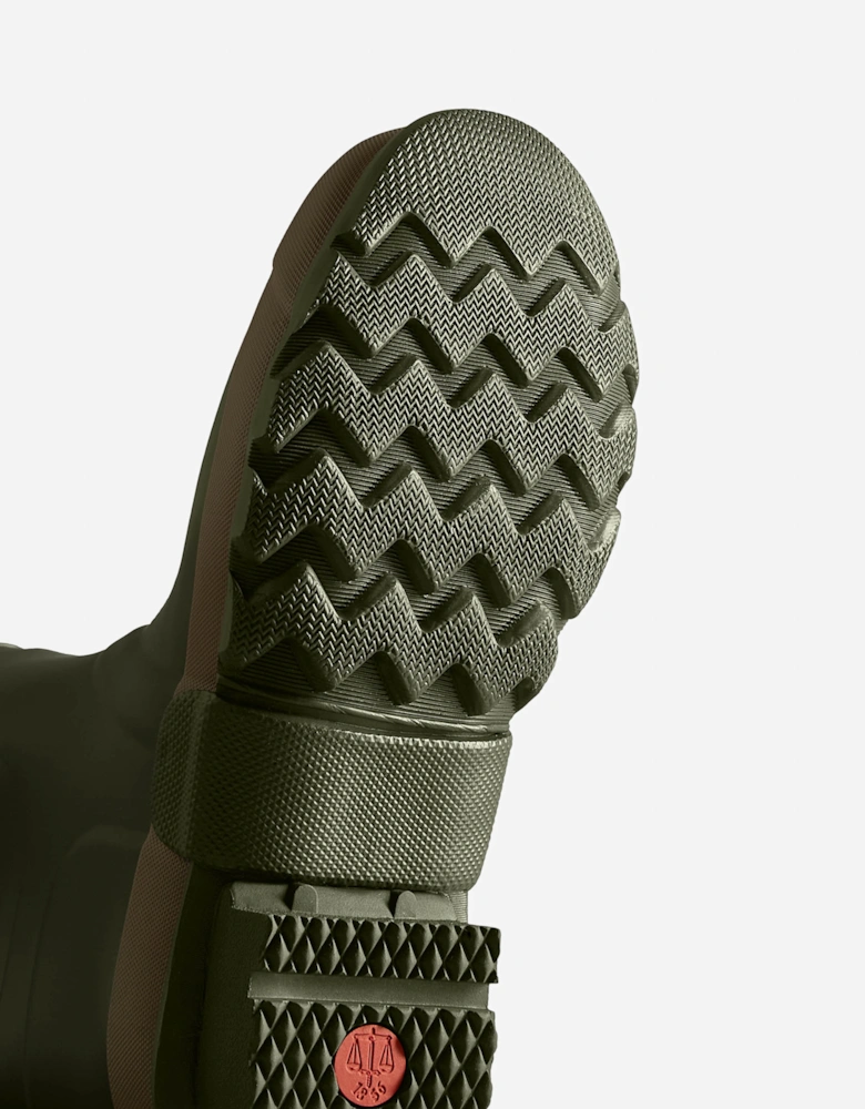 Womens Short Gardener Boot - Dark Olive/Clay