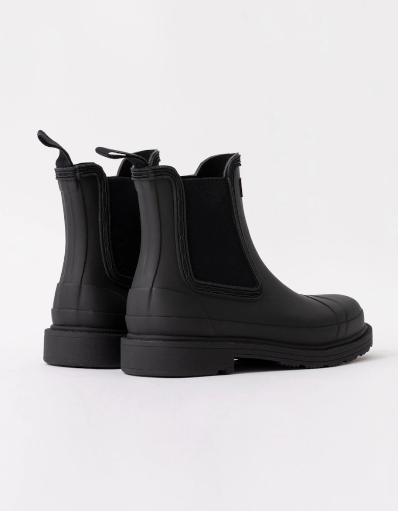Commando Womens Chelsea Boot - Black