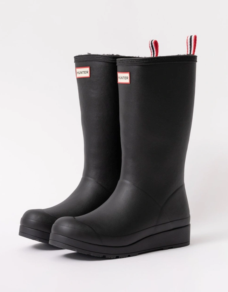 Play Tall Insulated Womens Wellies - Black