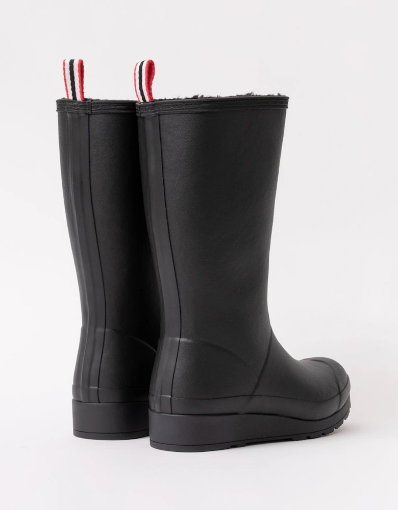 Play Tall Insulated Womens Wellies - Black