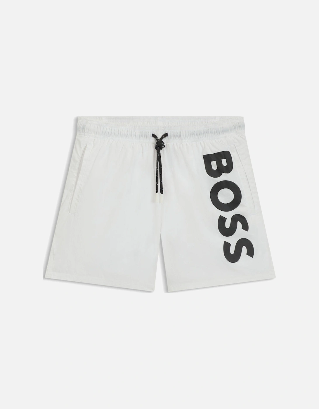 BOSS Octopus Swim Shorts, White, 2 of 1