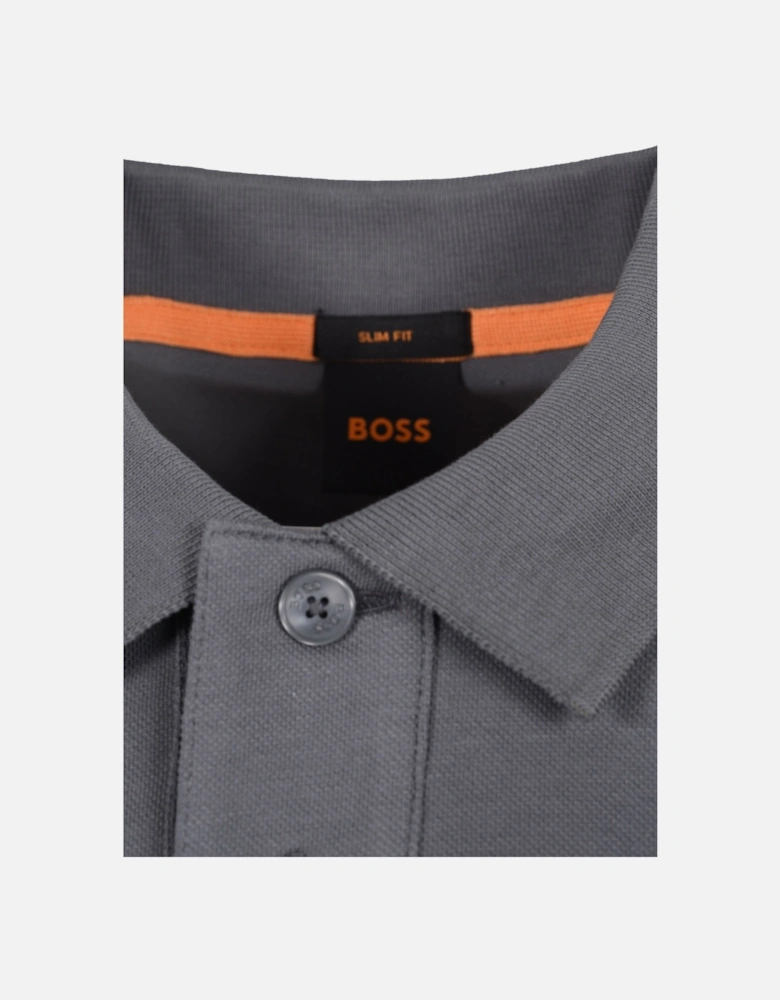 Boss Black Passenger Polo Open Grey