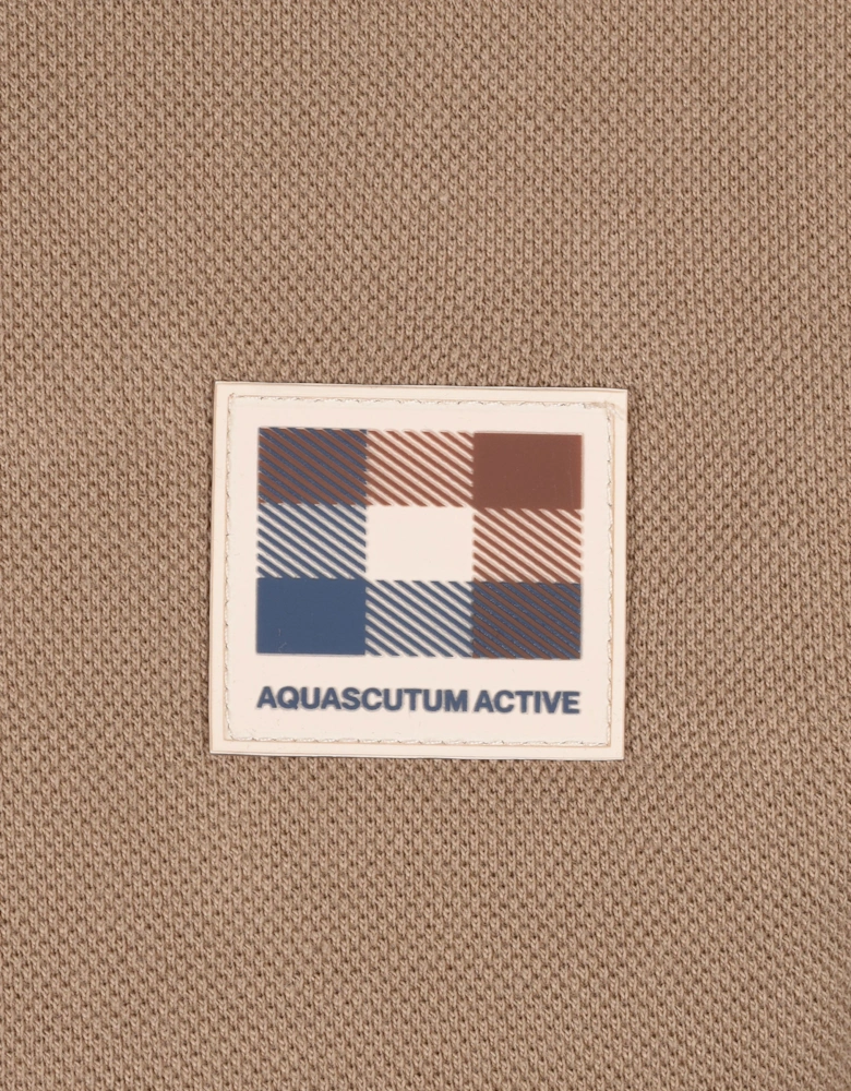 Patch Logo Polo Khaki