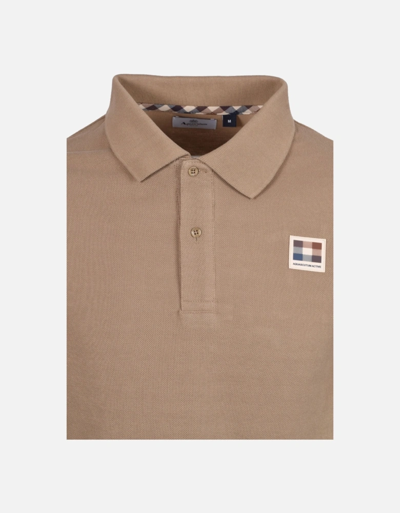 Patch Logo Polo Khaki
