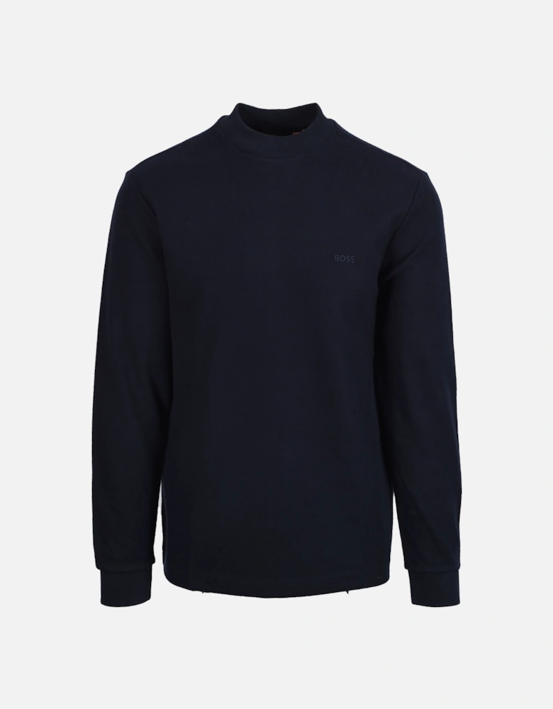 Boss Orange Explorer Long Sleeve T-Shirt Dark Blue