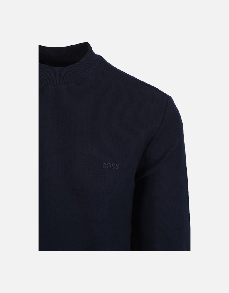 Boss Orange Explorer Long Sleeve T-Shirt Dark Blue